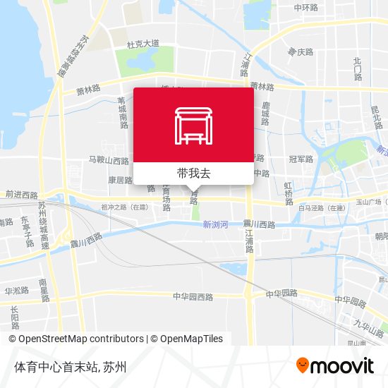体育中心首末站地图