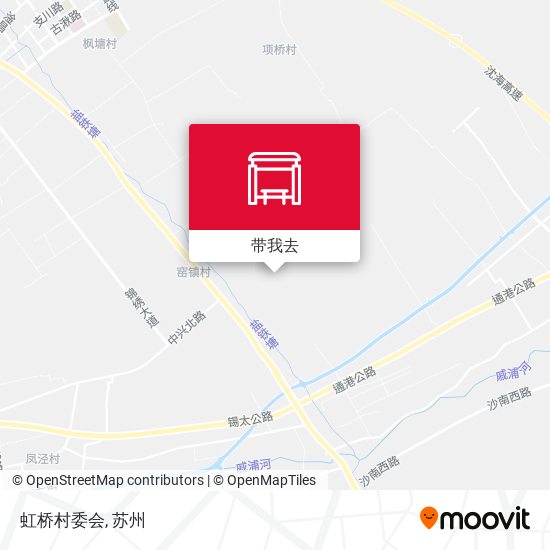 虹桥村委会地图