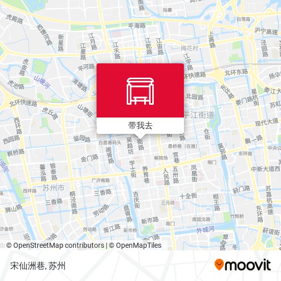 宋仙洲巷地图