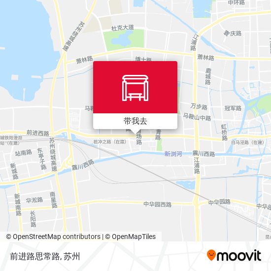 前进路思常路地图