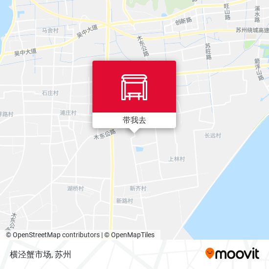 横泾蟹市场地图