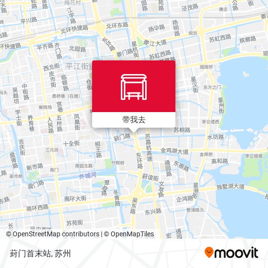葑门首末站地图