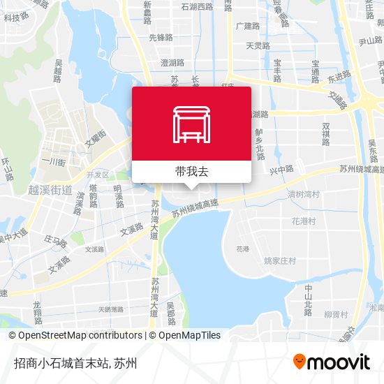 招商小石城首末站地图