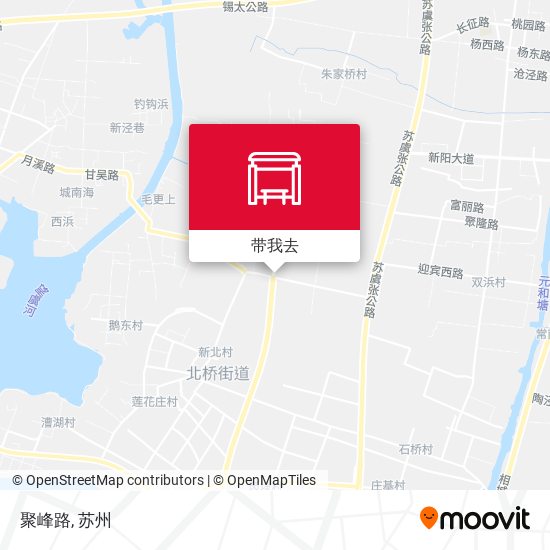 聚峰路地图