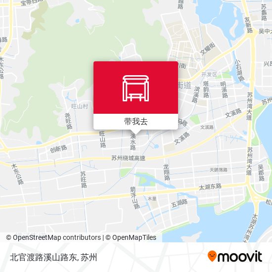 北官渡路溪山路东地图