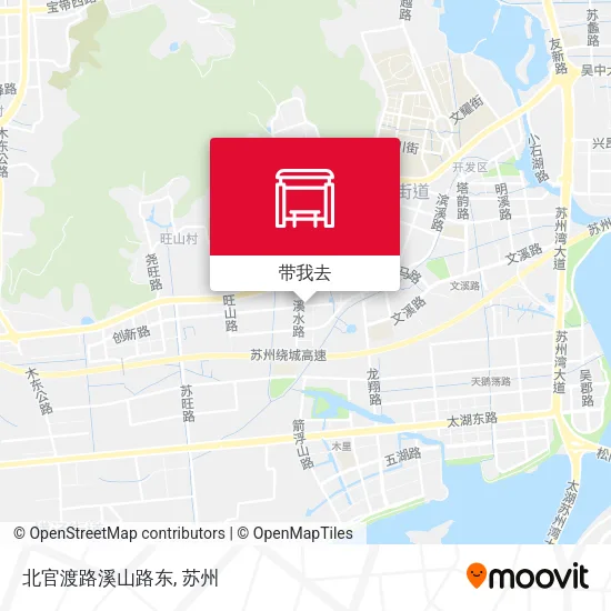 北官渡路溪山路东地图