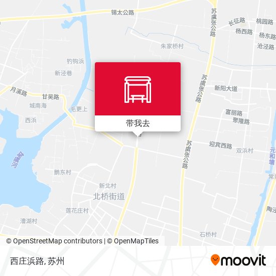 西庄浜路地图