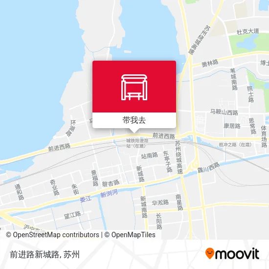 前进路新城路地图