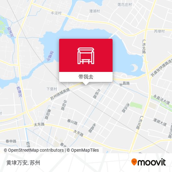 黄埭万安地图