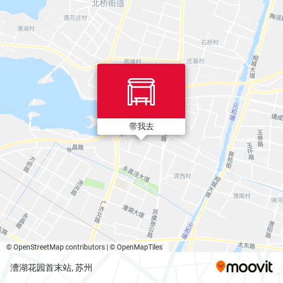 漕湖花园首末站地图
