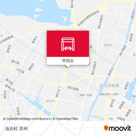 汤浜村地图