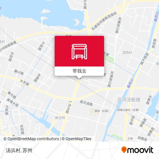 汤浜村地图