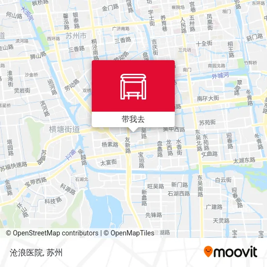 沧浪医院地图