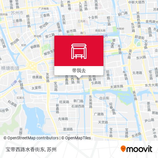 宝带西路水香街东地图
