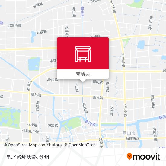 昆北路环庆路地图
