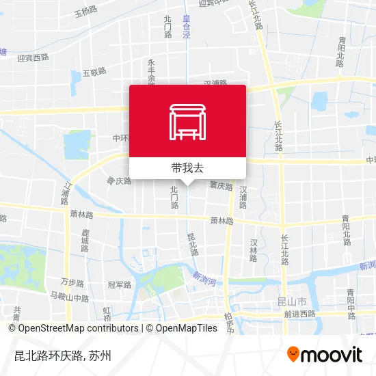 昆北路环庆路地图