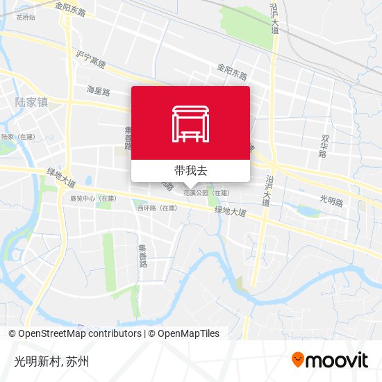 光明新村地图