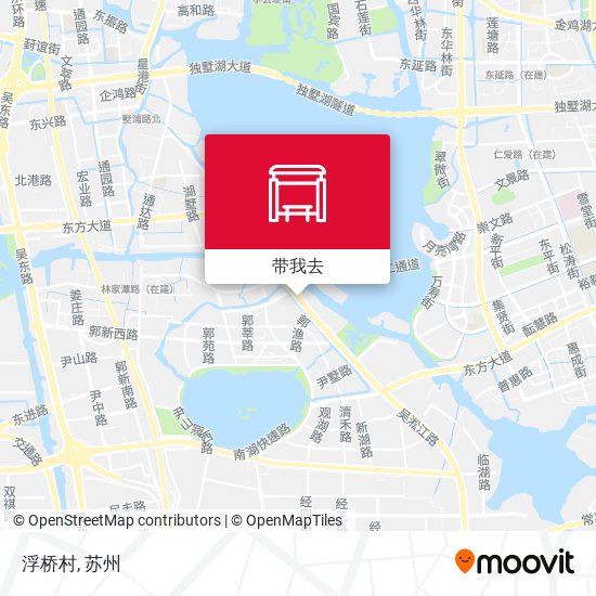 浮桥村地图