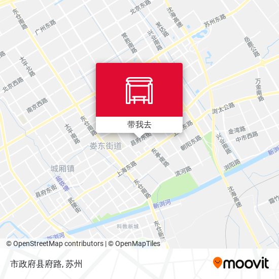 市政府县府路地图