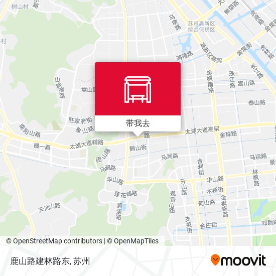 鹿山路建林路东地图