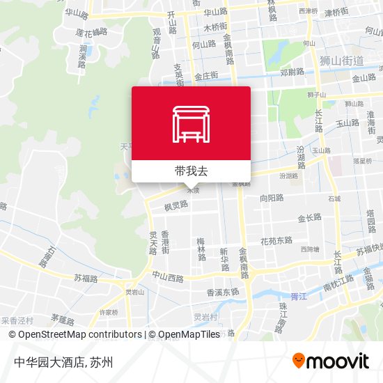中华园大酒店地图