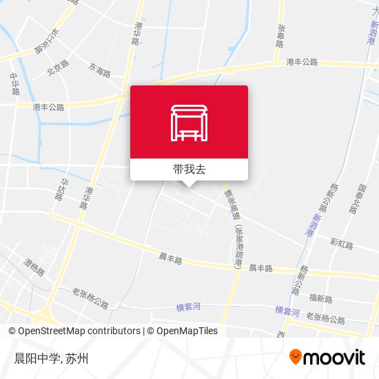 晨阳中学地图