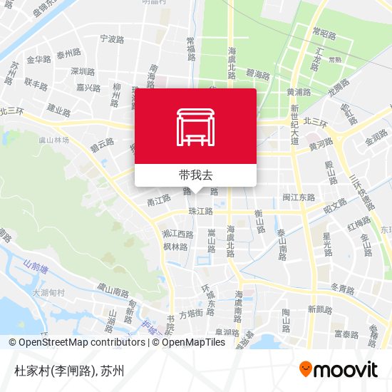 杜家村(李闸路)地图