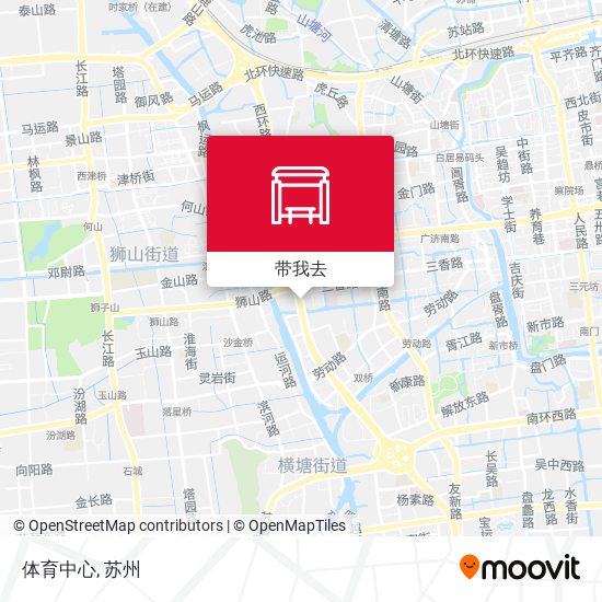 体育中心地图