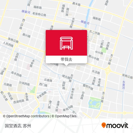 国贸酒店地图