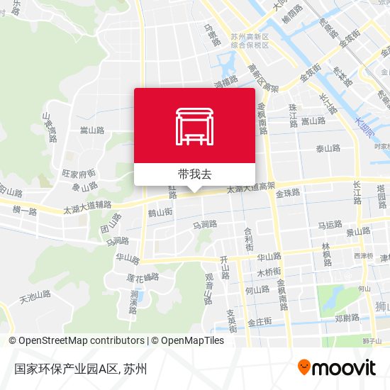 国家环保产业园A区地图
