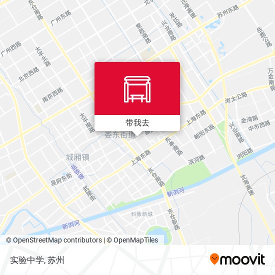 实验中学地图