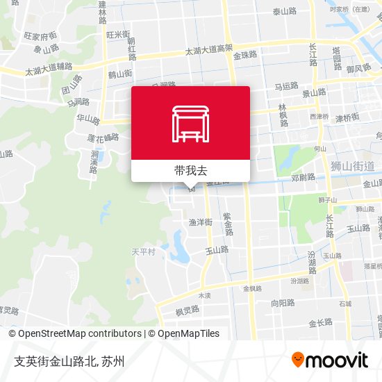 支英街金山路北地图