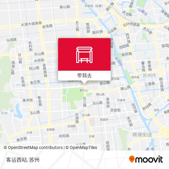 客运西站地图