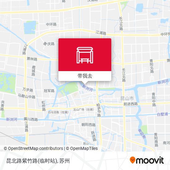 昆北路紫竹路(临时站)地图