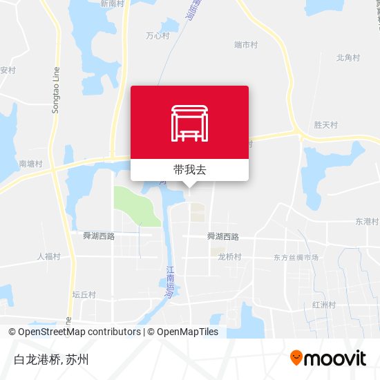 白龙港桥地图