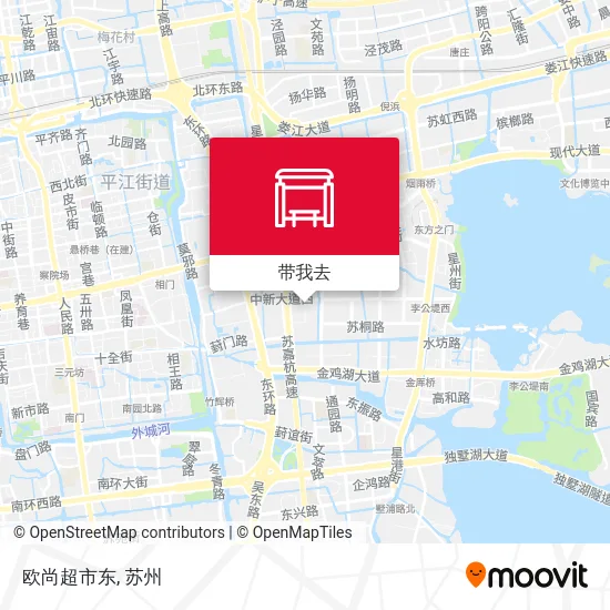 欧尚超市东地图