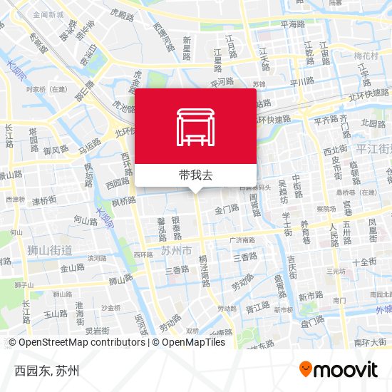 西园东地图