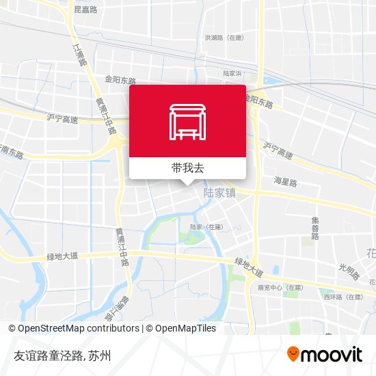 友谊路童泾路地图