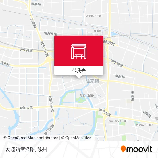 友谊路童泾路地图