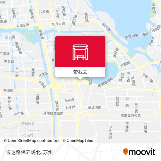 通达路保养场北地图