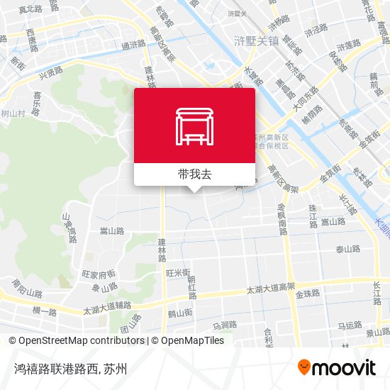 鸿禧路联港路西地图