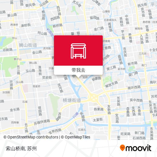 索山桥南地图