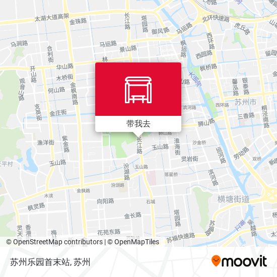 苏州乐园首末站地图