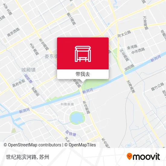 世纪苑滨河路地图