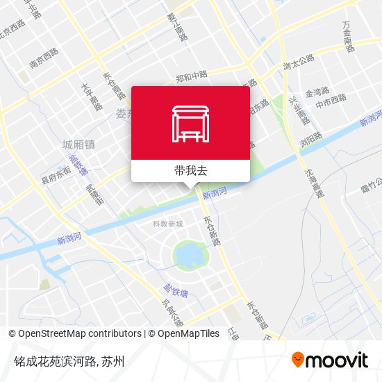 铭成花苑滨河路地图