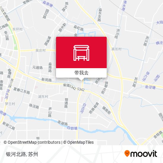 银河北路地图