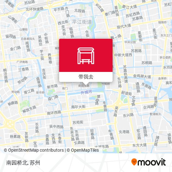南园桥北地图