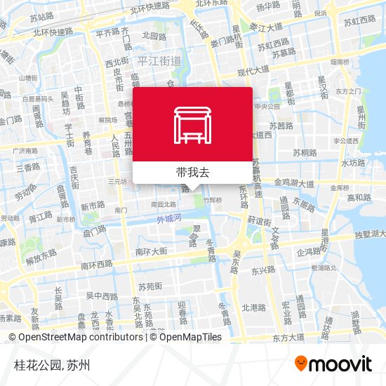 桂花公园地图