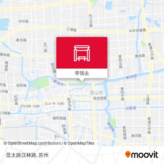 昆太路汉林路地图
