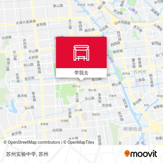 苏州实验中学地图